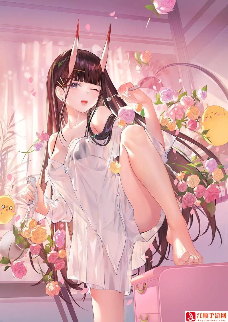 宝宝把脚抬高看镜子